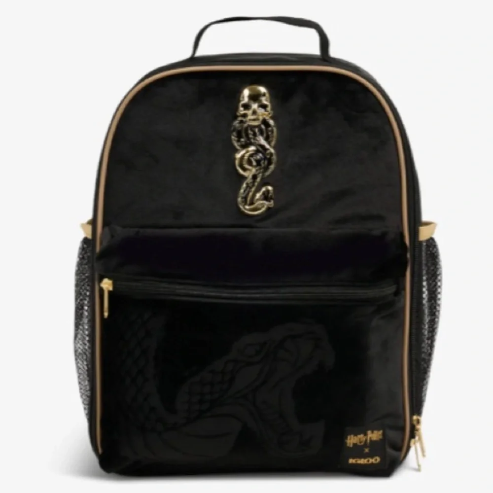 Harry Potter Backpack Cooler Black Velvet Insulated Convertible Dark Arts NWT